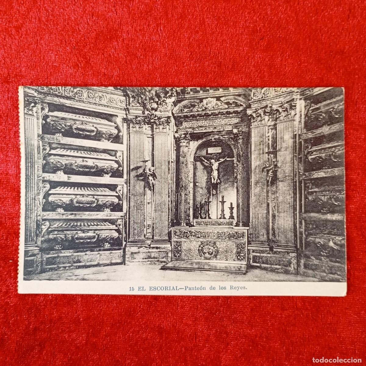 Postales: POSTAL - EL ESCORIAL - PANTE&Oacute;N DE LOS REYES - 15 - FOT. LACOSTE - RAR&Iacute;SIMA / 1861