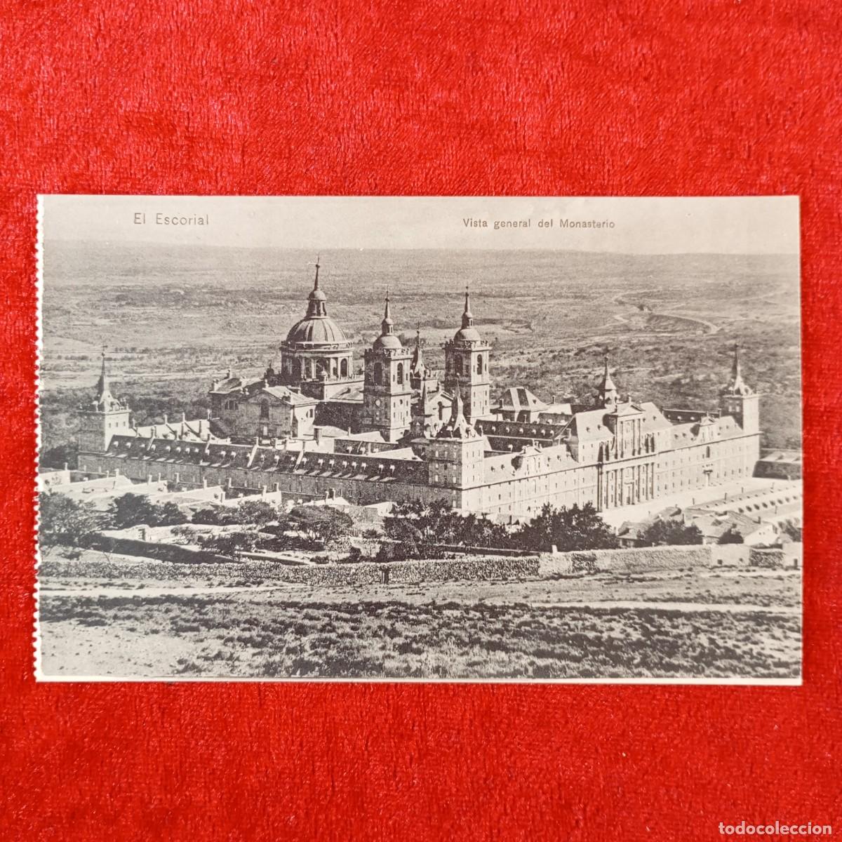 Postales: POSTAL - EL ESCORIAL - VISTA GENERAL DEL MONASTERIO - HOTEL MIRANDA - FOT. MORENO - RAR&Iacute;SIMA / 2006