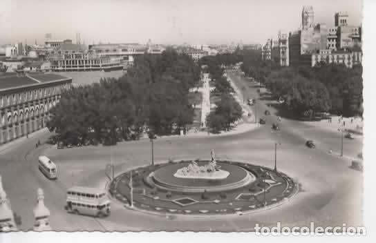 Postales: MADRID ESCRITA FUENTE DE NEPTUNO