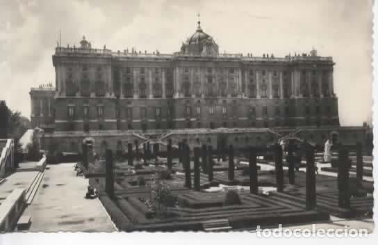 Postales: MADRID ESCRITA PALACIO REAL