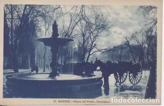 Postales: MADRID SIN ESCRIBIR PASEO DEL PRADO