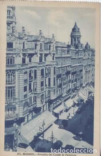 Postales: MADRID SIN ESCRIBIR AVENIDA CONDE PE&Ntilde;ALVER
