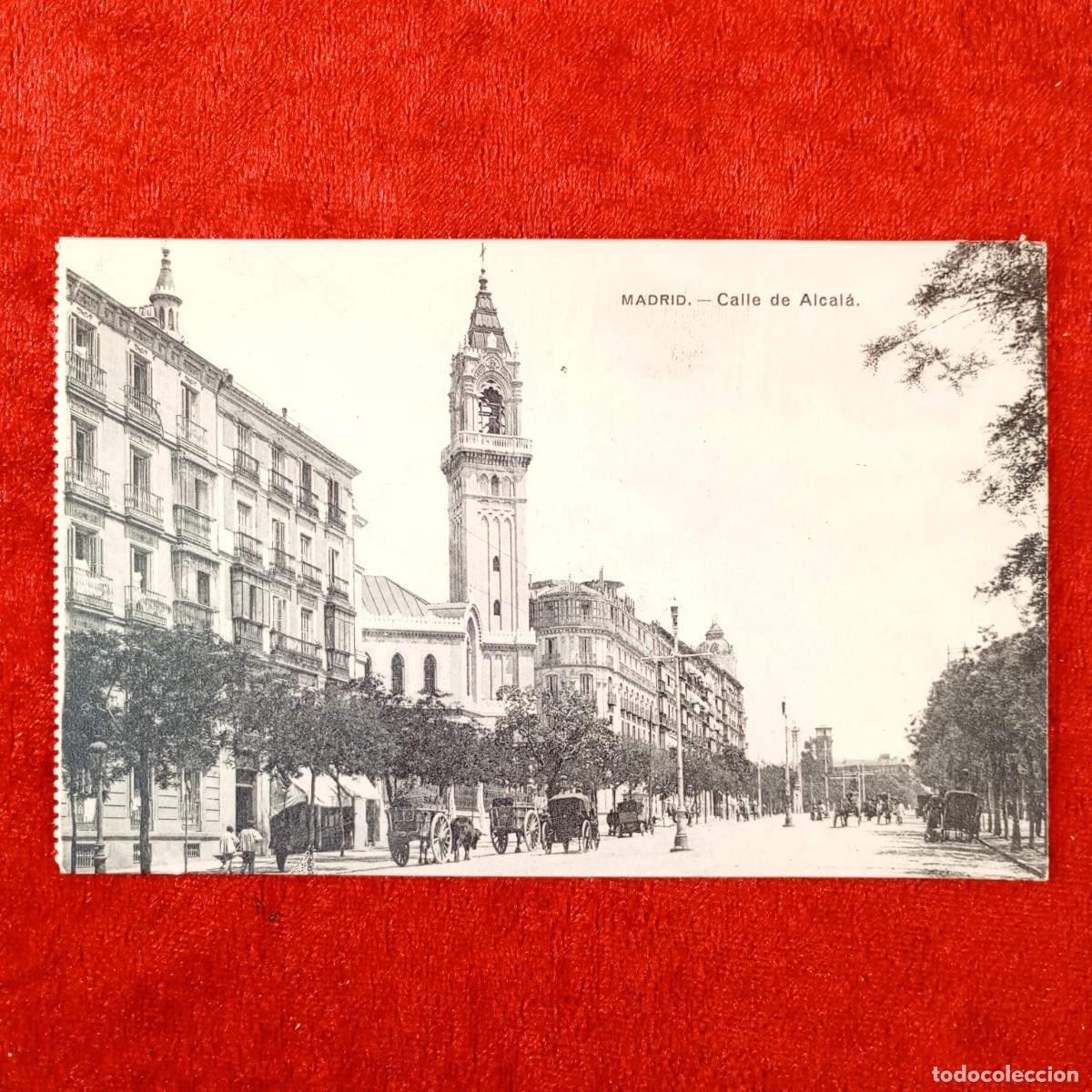 Postales: POSTAL - MADRID - CALLE DE ALCAL&Aacute; - FOT. LACOSTE - RAR&Iacute;SIMA / 2105