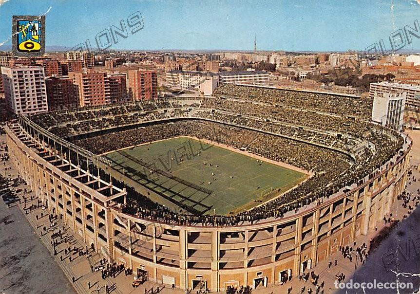 Postales: Estadio de F&uacute;tbol Santiago Bernabeu (Madrid) - Sin Circular - 1962