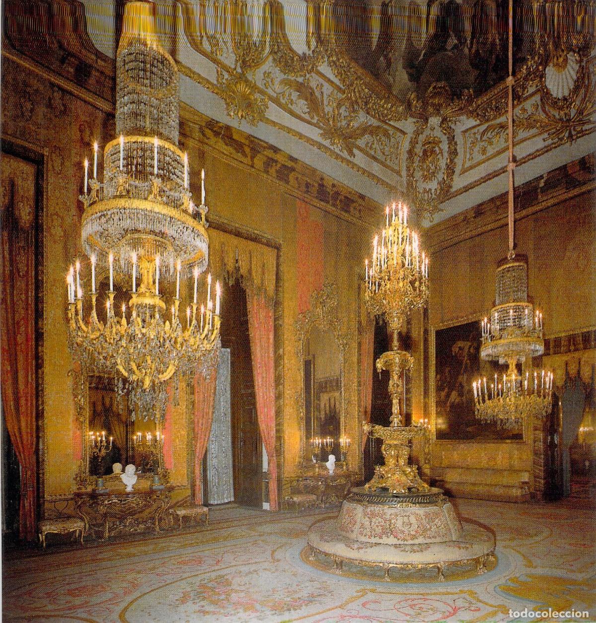 Postales: Postal del Palacio Real de Madrid: Saleta de Gasparini