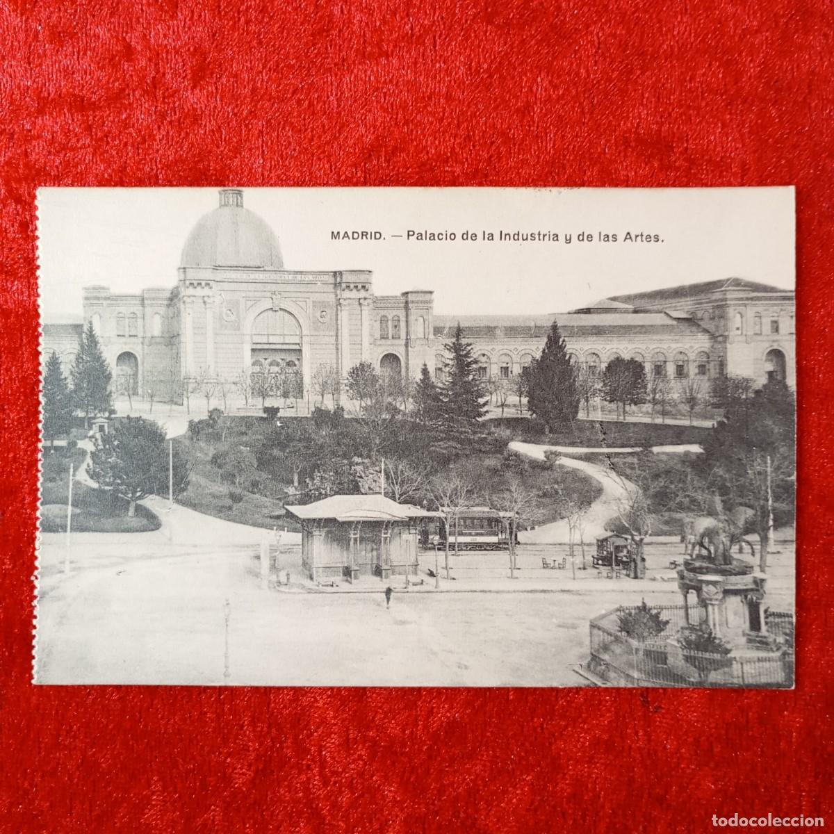Postales: POSTAL - MADRID - PALACIO DE LA INDUSTRIA Y DE LAS ARTES - FOT. LACOSTE - RAR&Iacute;SIMA / 2203