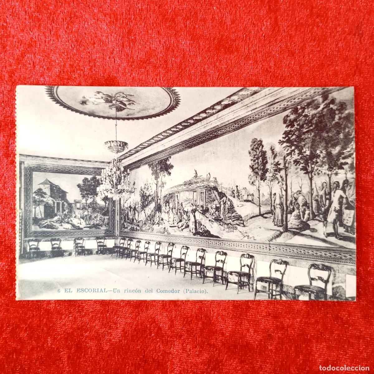 Postales: POSTAL - EL ESCORIAL - UN RINC&Oacute;N DEL COMEDOR - PALACIO - 6 - RAR&Iacute;SIMA / 2281