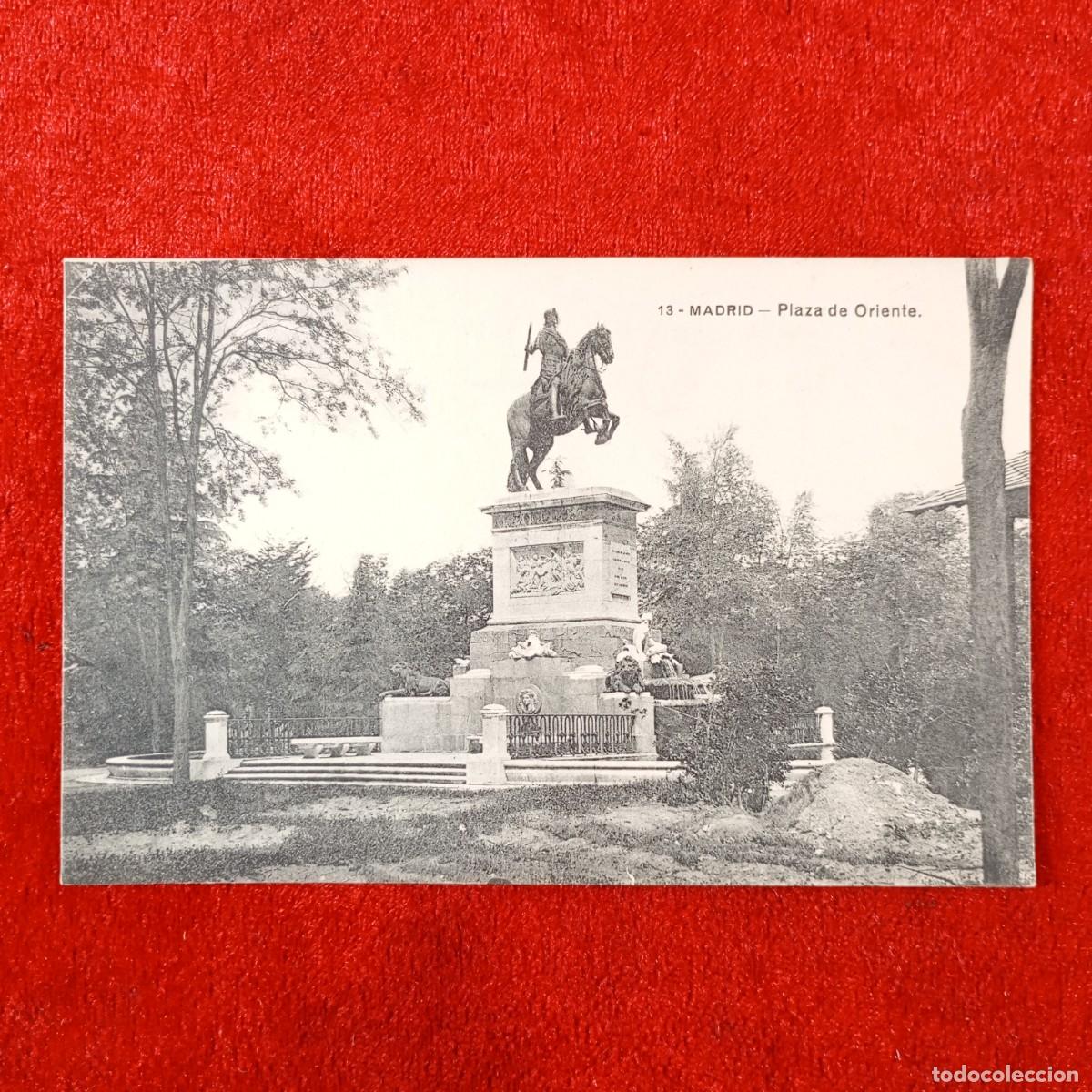 Postales: POSTAL - MADRID - PLAZA DE ORIENTE - 13 - FOT. LACOSTE - RAR&Iacute;SIMA / 2344