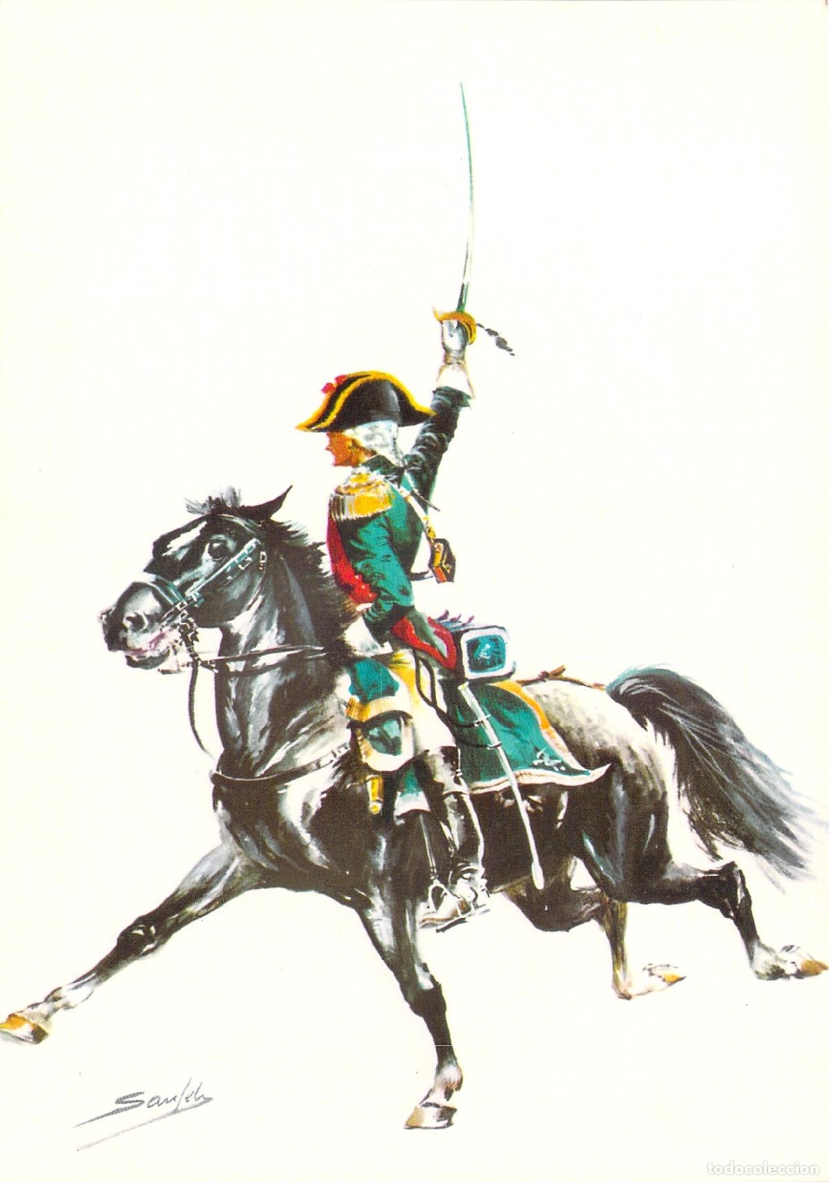 Postales: Postal de Caballer&iacute;a del Regimiento Infante del Ej&eacute;rcito Espa&ntilde;ol