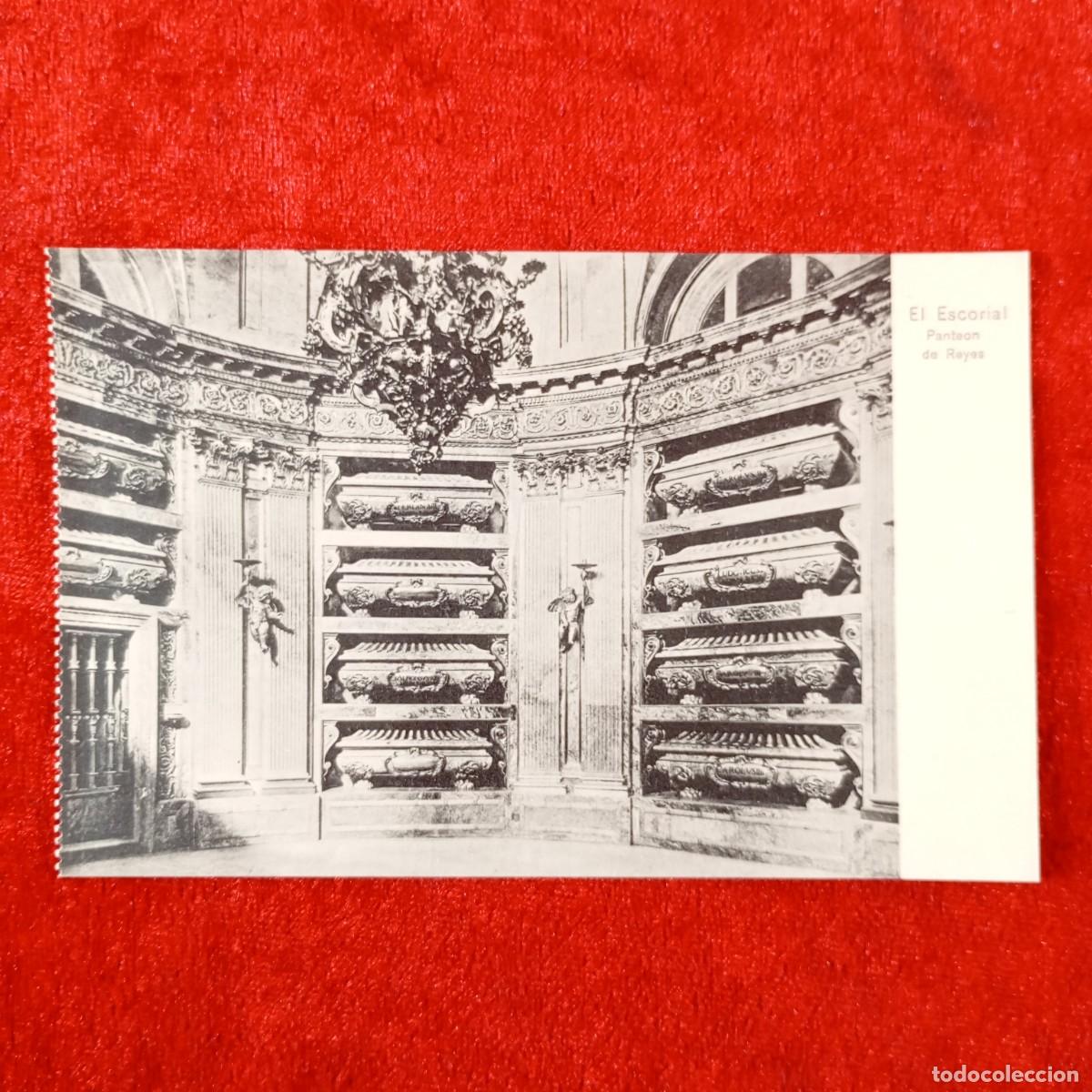 Postales: POSTAL - EL ESCORIAL - PANTEON DE LOS REYES - HOTEL MIRANDA - FOT. MORENO - RAR&Iacute;SIMA / 2383