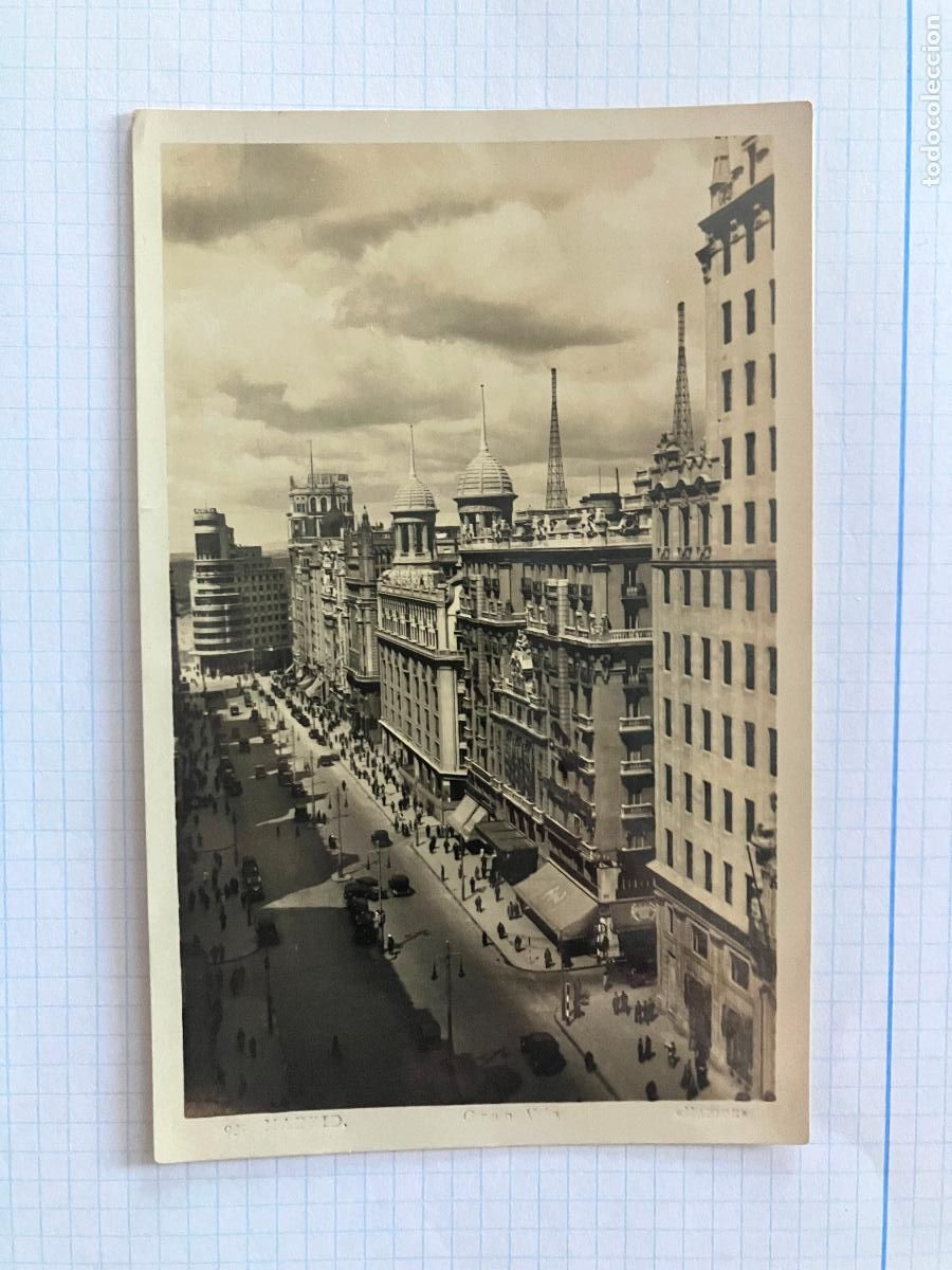 Postales: Madrid - Postal Gran V&iacute;a - Muy bonita