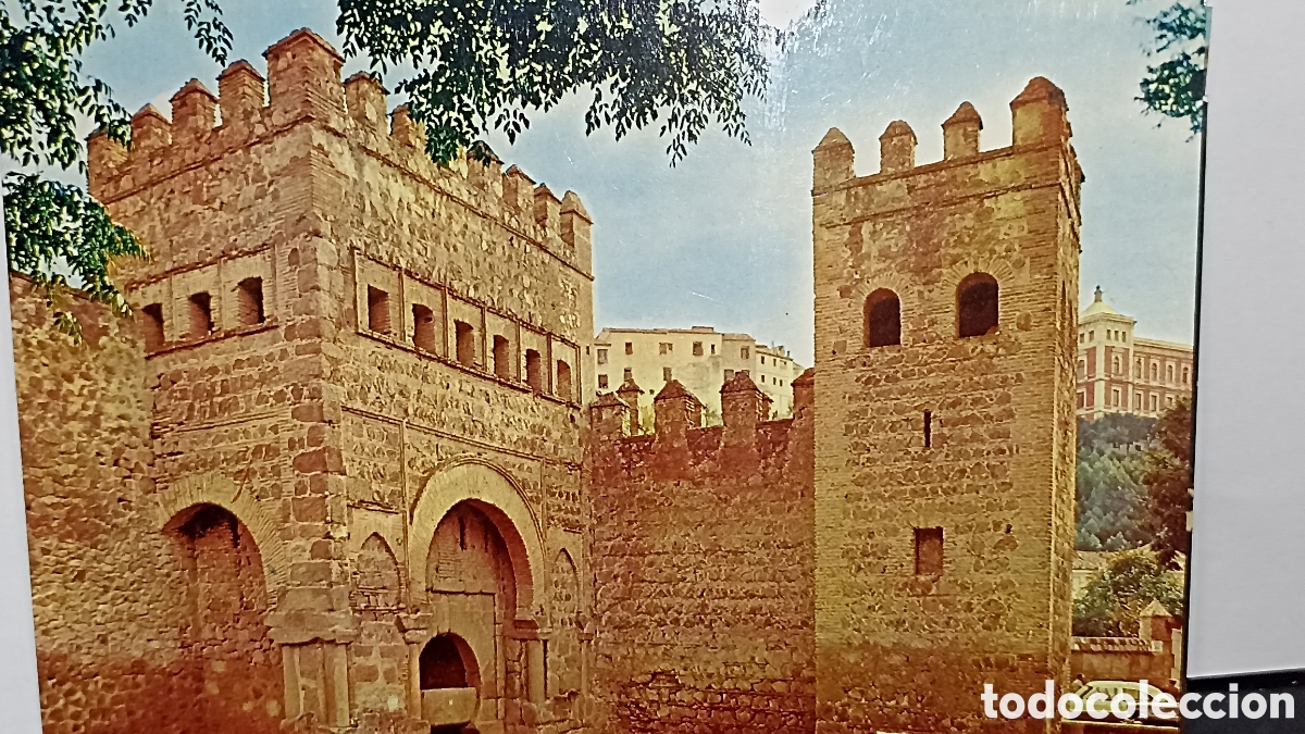 Postales: Toledo puente antiguo de la visagra