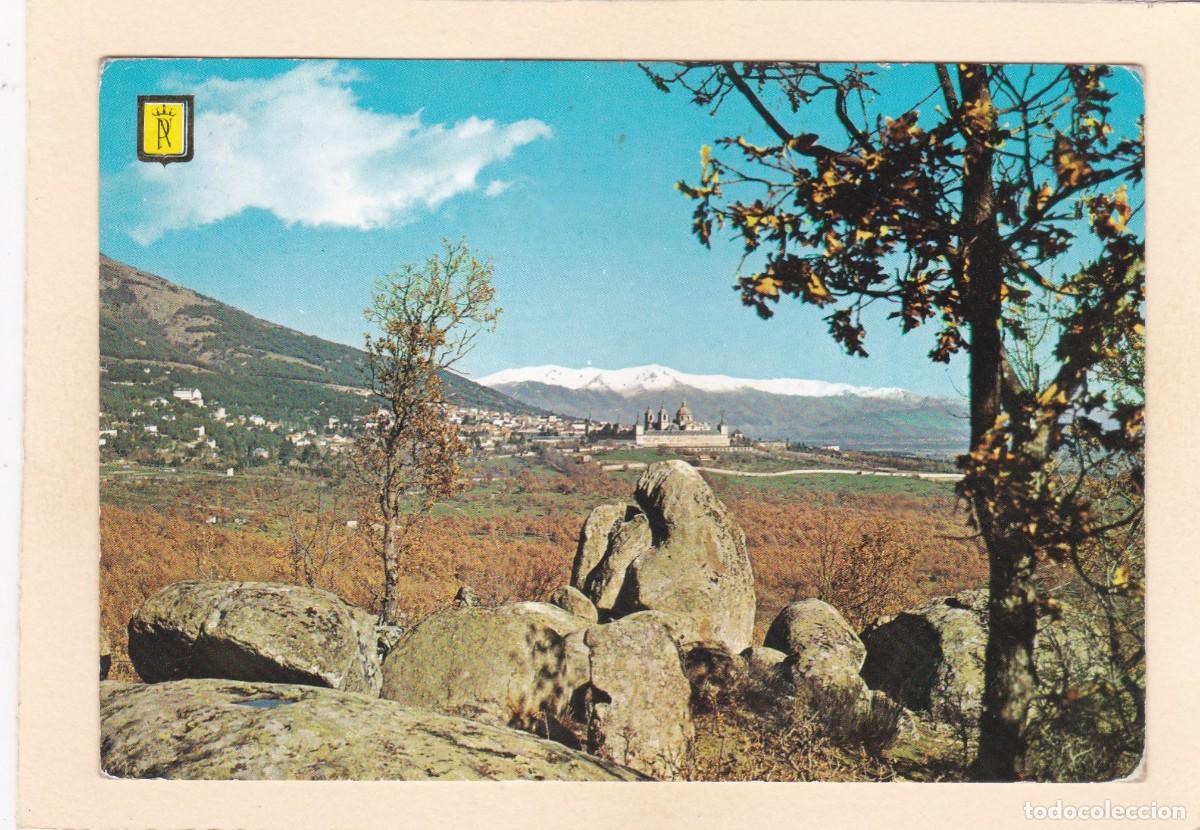 Postales: EL ESCORIAL. VISTA DESDE LA SILLA DE FELIPE II (1963)