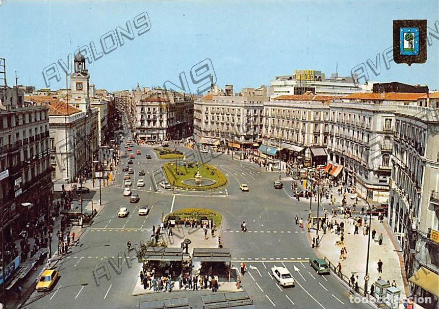 Postales: Puerta del Sol (Madrid) - Escrita - A&ntilde;os 80