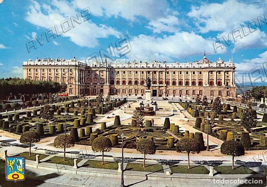 Postales: Plaza de Oriente y Palacio Real (Madrid) - Escrita - A&ntilde;os 60