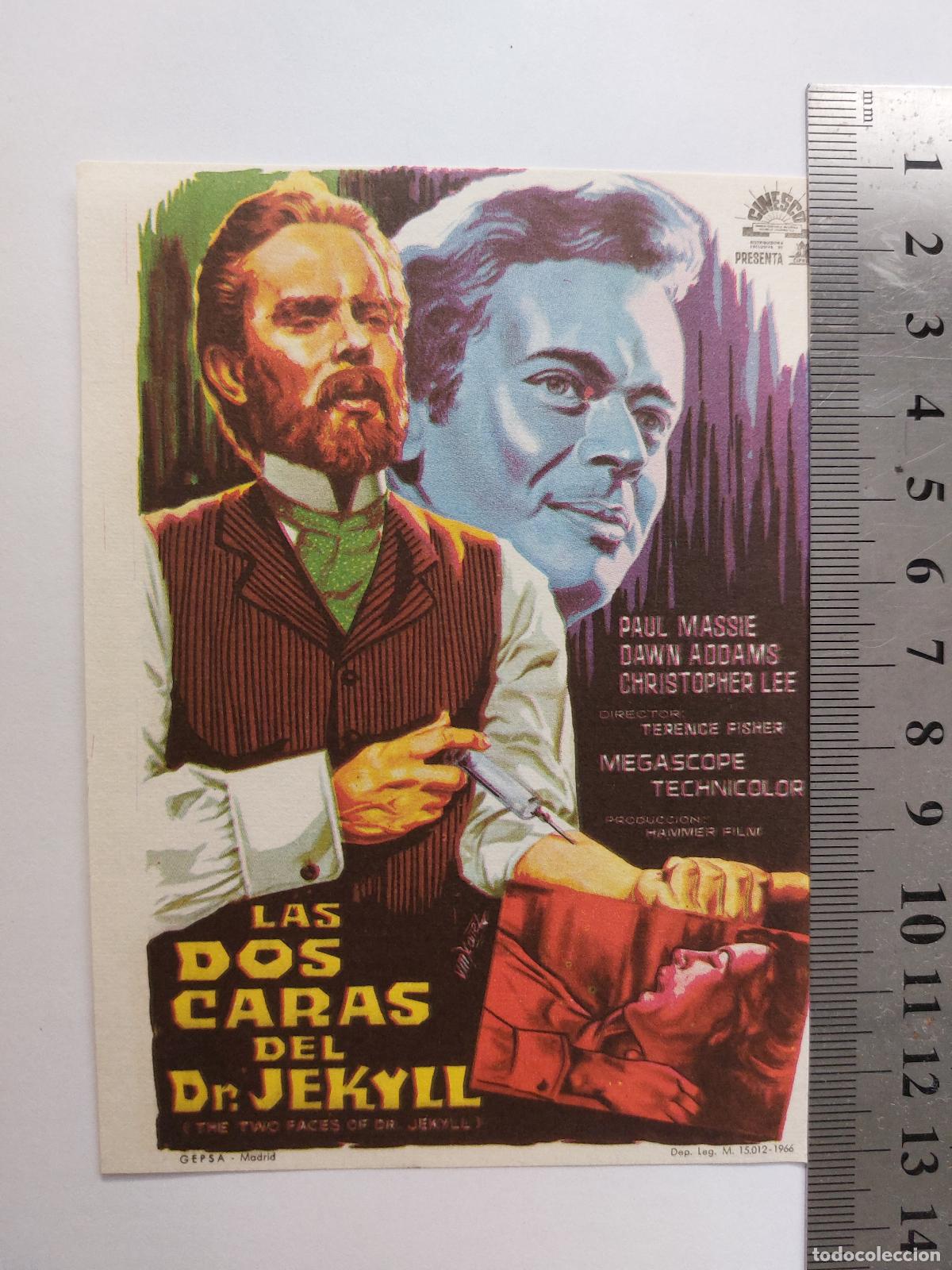 Postales: Estampa de cine Las Dos Caras del Dr. Jekyll