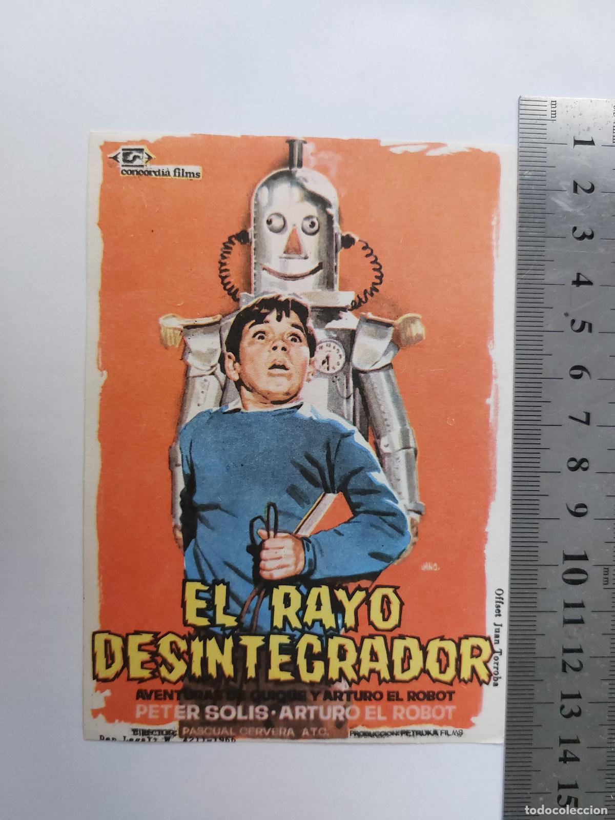 Postales: Estampa de la pel&iacute;cula El Rayo Desintegrador