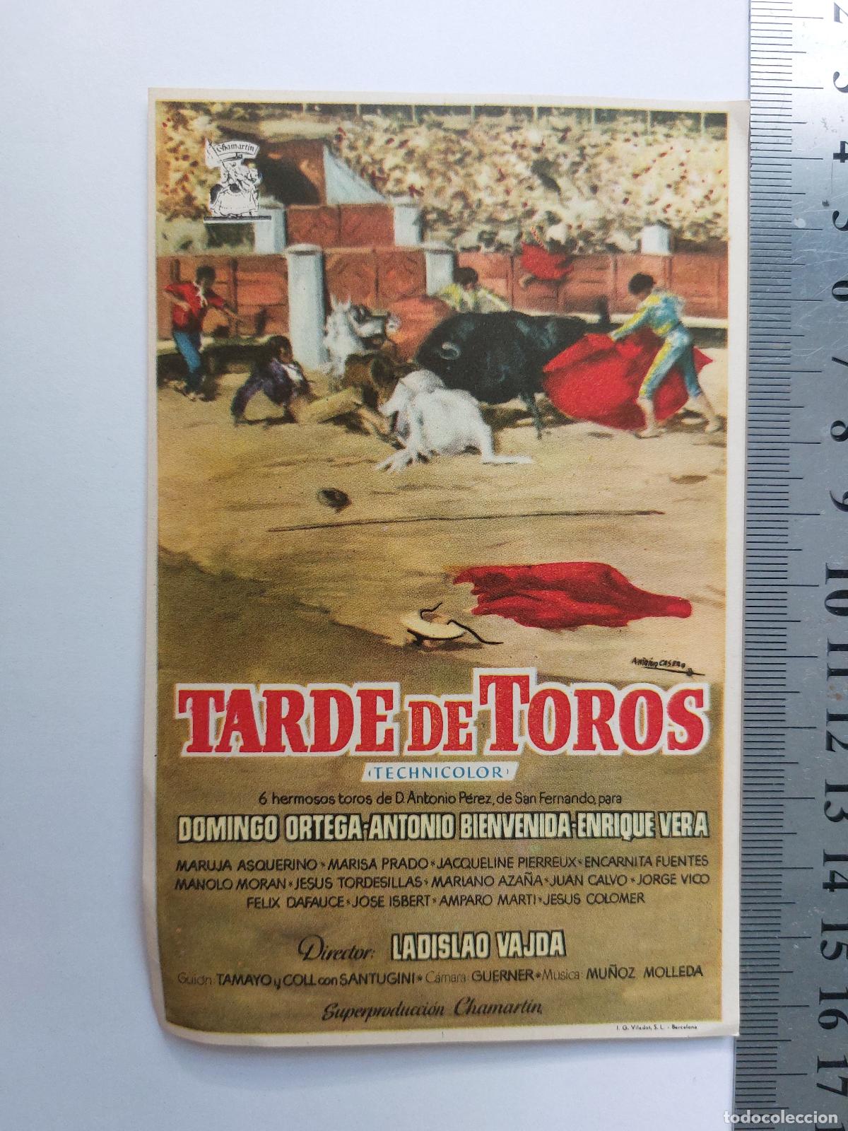 Postales: Estampa de cine Tarde de Toros pel&iacute;cula espa&ntilde;ola