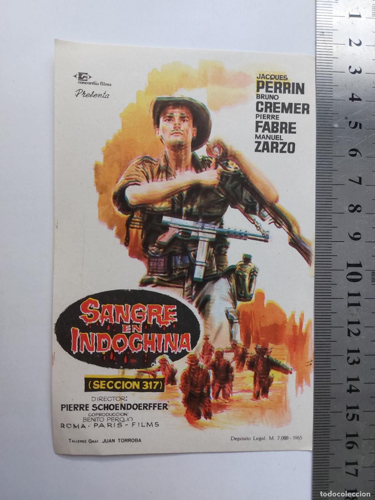 Postales: Estampa promocional de la pel&iacute;cula Sangre en Indochina