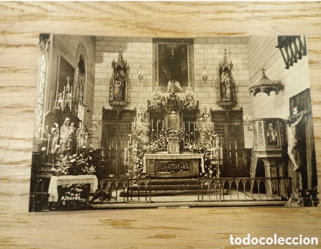 Postales: MADRID - COLEGIO HISPANO-FRANC&Eacute;S - ALTARES - FOTO PORTILLO