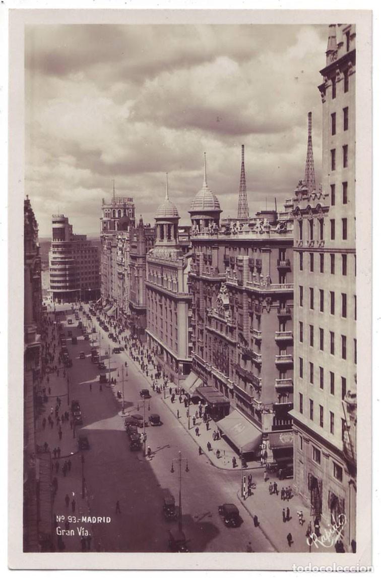 Postales: Madrid: Gran V&iacute;a. Rapide. Escrita/ No circulada (A&ntilde;os 20-30)