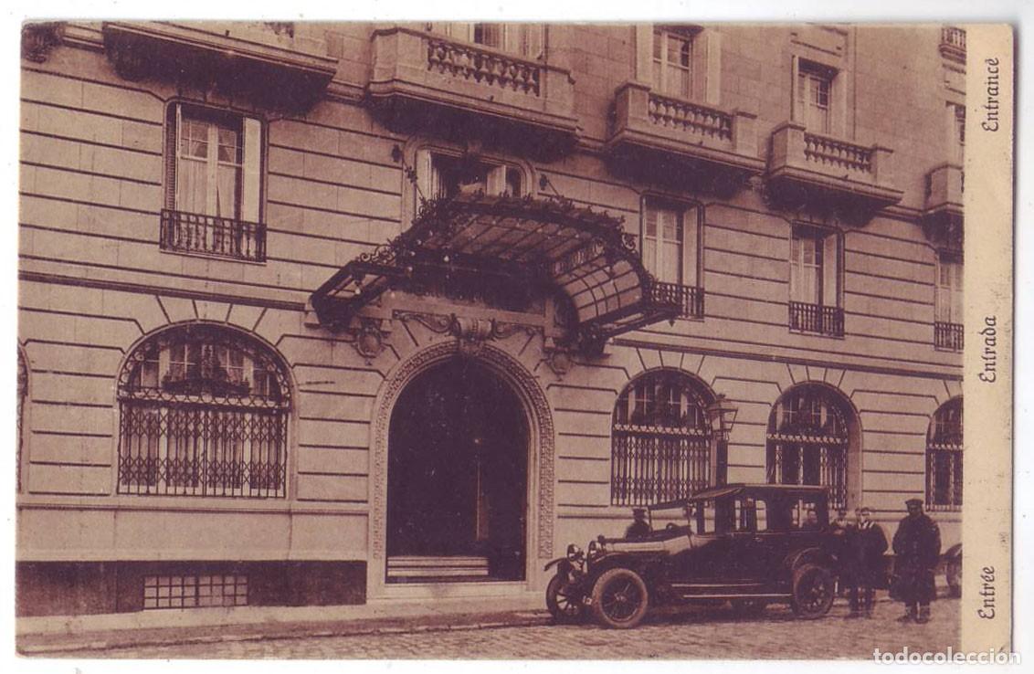 Postales: Madrid: Savoy Hotel. Entrada. Mateu S.A. No circulada (A&ntilde;os 20)