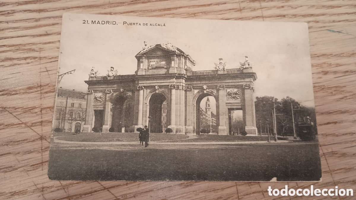 Postales: MADRID - PUERTA DE ALCAL&Aacute; - GRAFOS