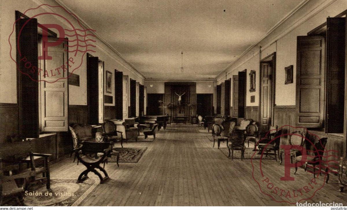 Postales: MADRID. COLEGIO HISPANO FRANCES DE RELIGIOSAS. SALON DE VISITAS