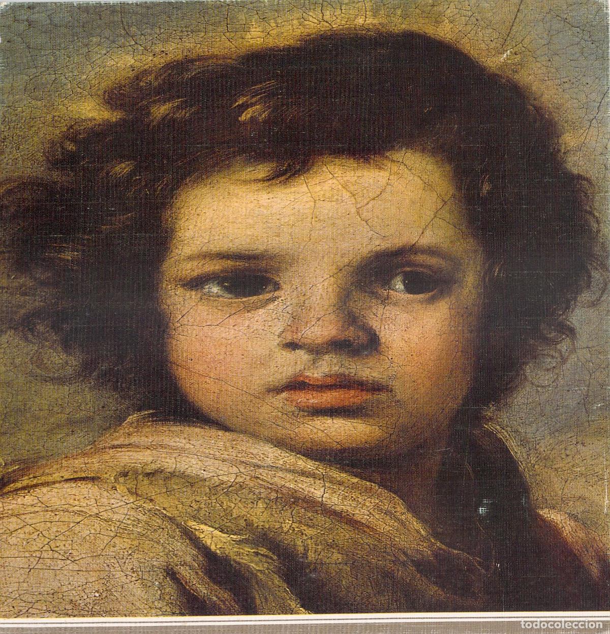 Postales: Postal de El Buen Pastor de Murillo, Museo del Prado
