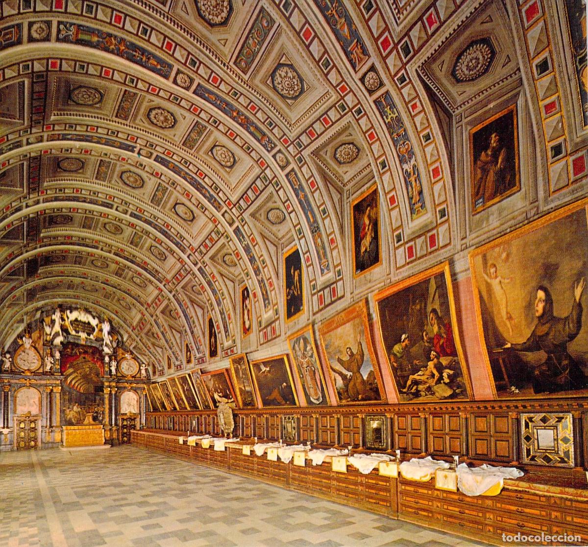 Postales: Postal del Monasterio de El Escorial - Interior de la Sacrist&iacute;a