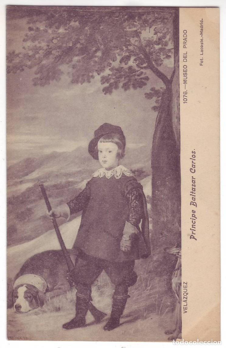 Postales: Madrid: Museo del Prado. Vel&aacute;zquez. Pr&iacute;ncipe Baltasar Carlos. Fot. Lacoste. No circulada (A&ntilde;os 10)