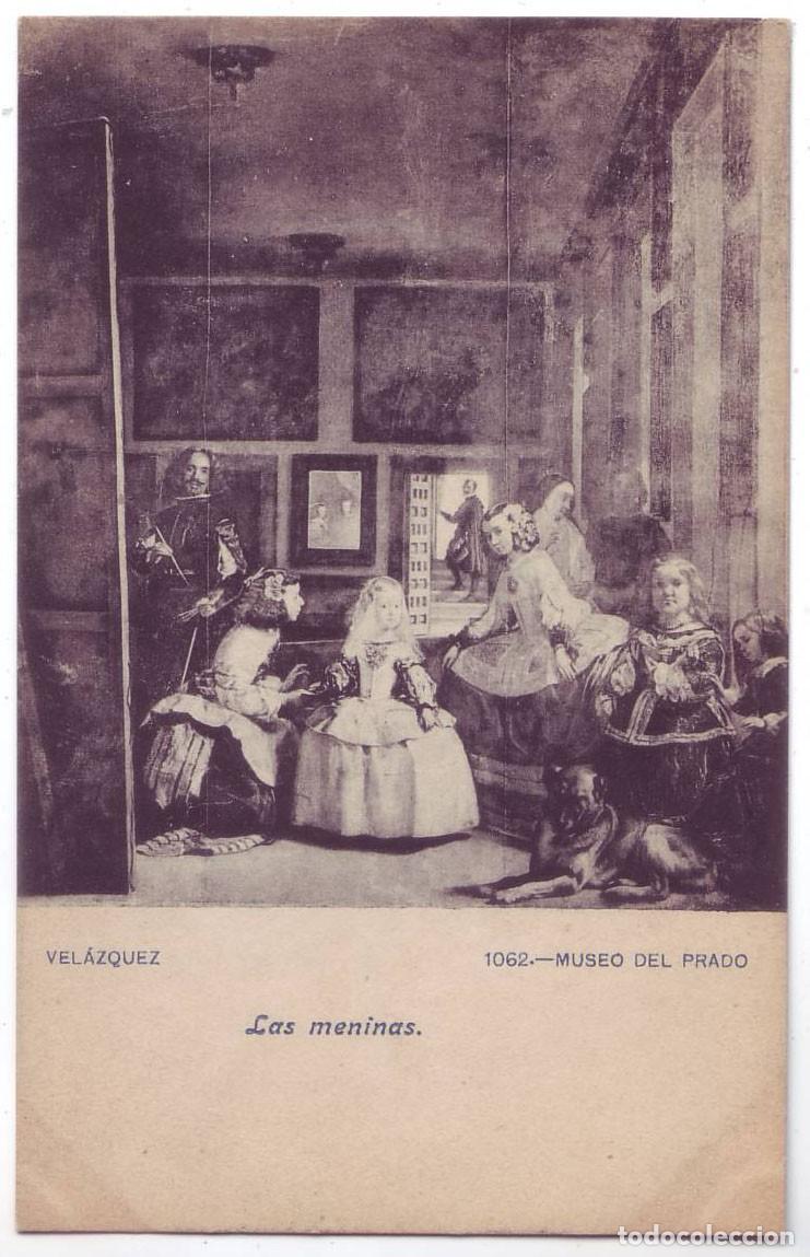 Postales: Madrid: Museo del Prado. Vel&aacute;zquez. Las meninas. Fot. Lacoste. No circulada (A&ntilde;os 10)