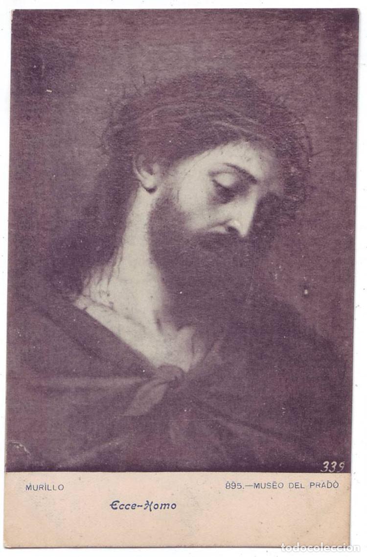 Postales: Madrid: Museo del Prado. Murillo. Ecce-Homo. Fot. Lacoste. No circulada (A&ntilde;os 10)