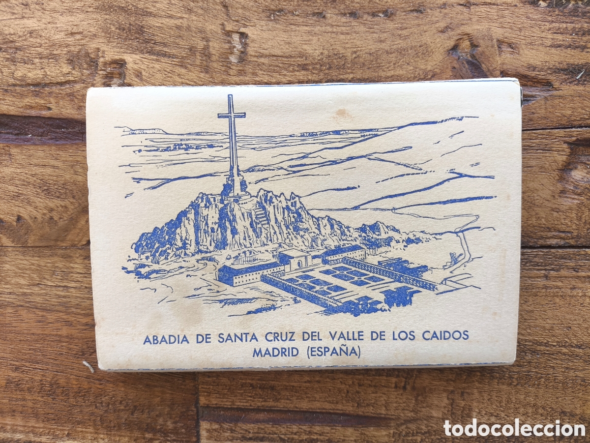 Postales: Antiguas Postales Bloc librito acorde&oacute;n Abad&iacute;a Santa Cruz del Valle de los Ca&iacute;dos Ed. Serrano Madrid