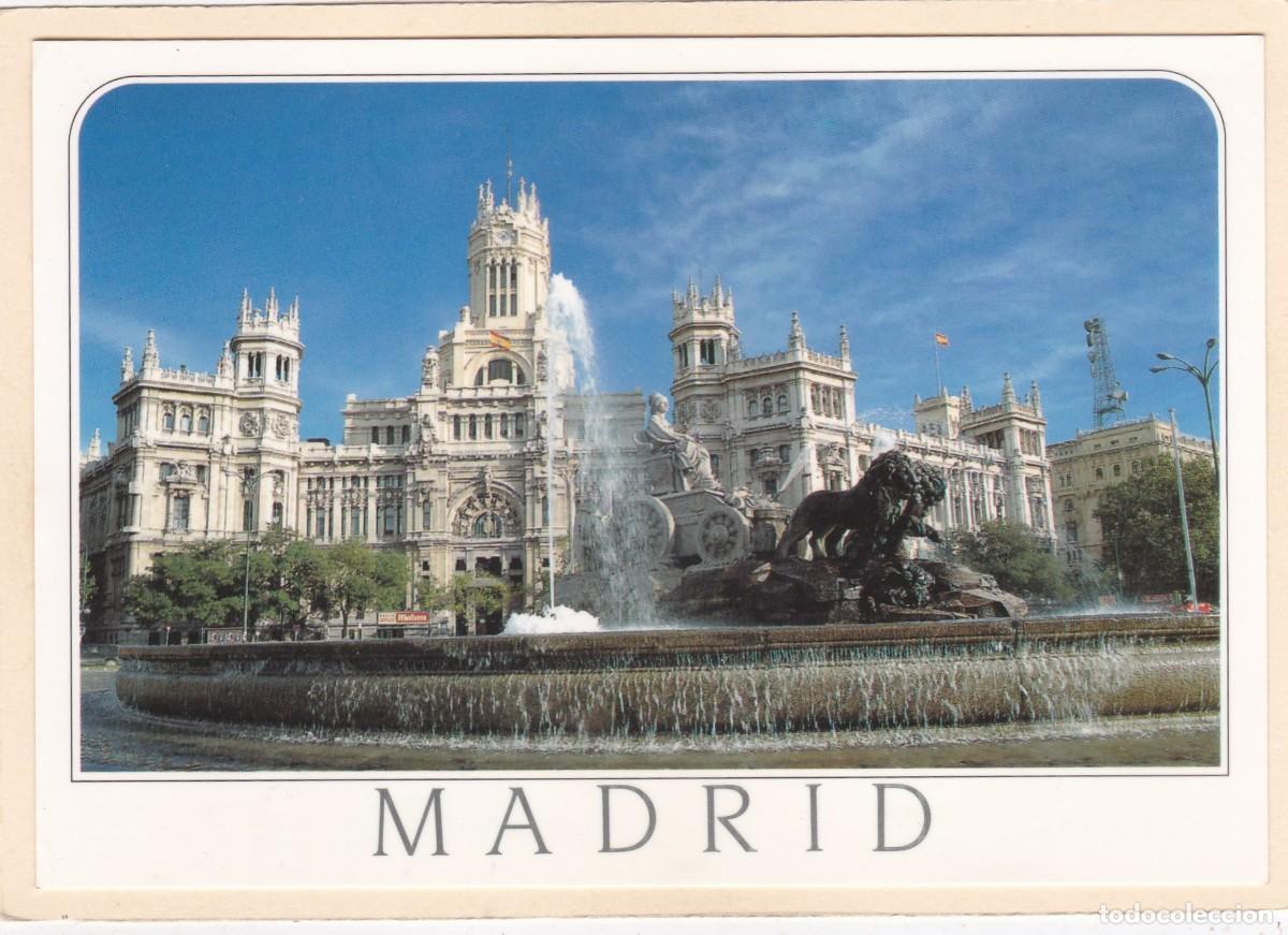 Postales: MADRID. LA CIBELES Y PALACIO DE COMUNICACIONES (1990)