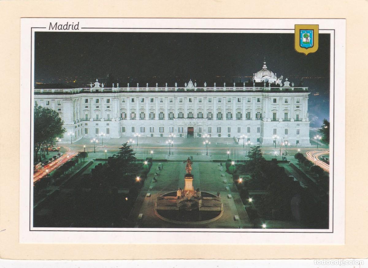 Postales: MADRID. PALACIO DE ORIENTE. NOCTURNA (1989)
