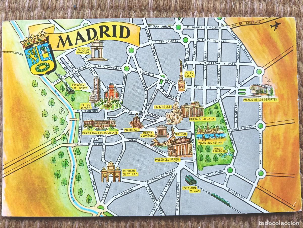Postales: MADRID - PLANO - MAPA - ED. FRESMO