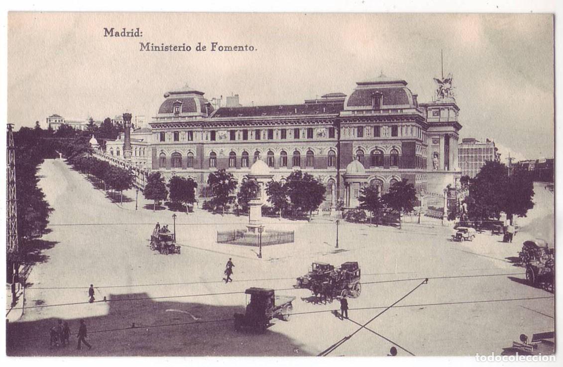 Postales: Madrid: Ministerio de Fomento. Fototipia de Hauser y Menet. No circulada (A&ntilde;os 10)