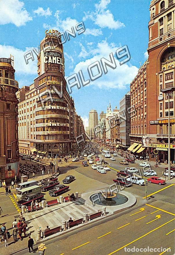 Postales: Edificio El Capitol y Avda. de Jos&eacute; Antonio (Madrid) - Escrita - A&ntilde;os 70