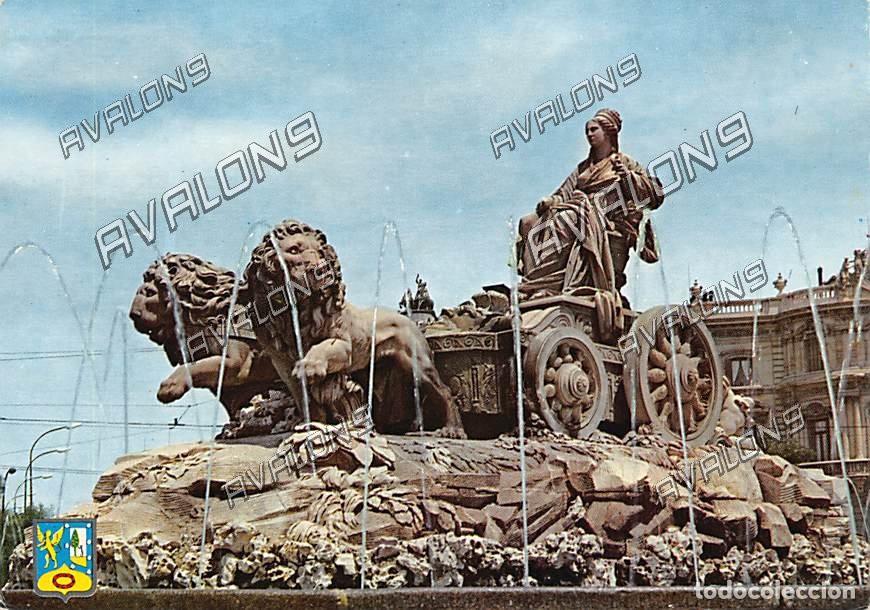 Postales: La Cibeles (Madrid) - Escrita, a&ntilde;os 60