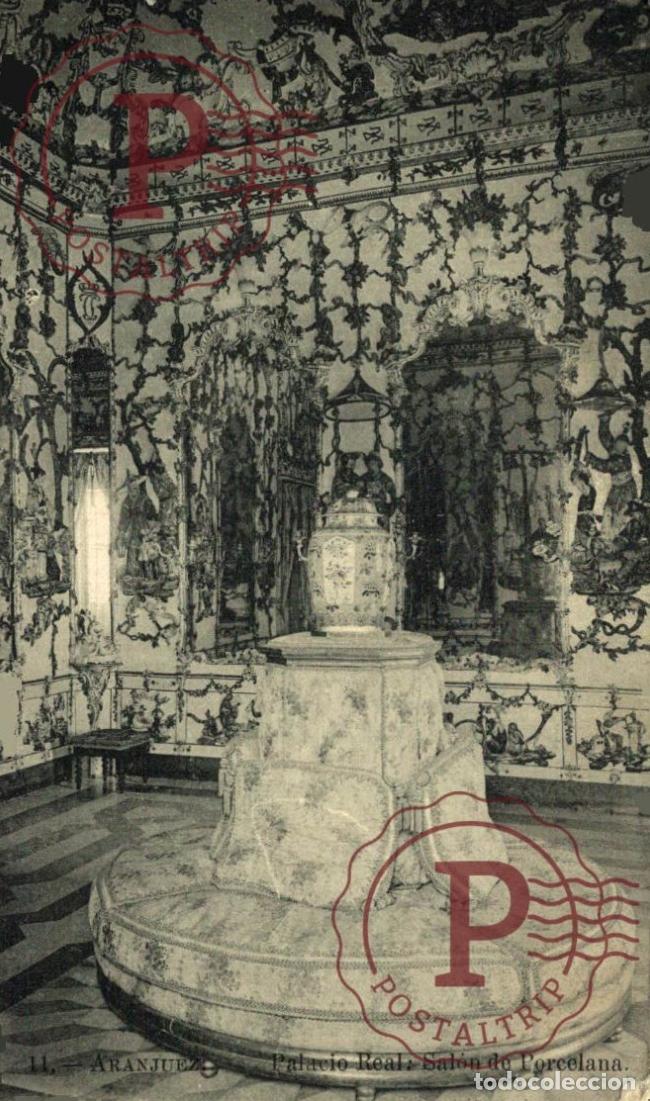 Postales: MADRID. ARANUEZ. PALACIO REAL. SALON DE PORCELANA.