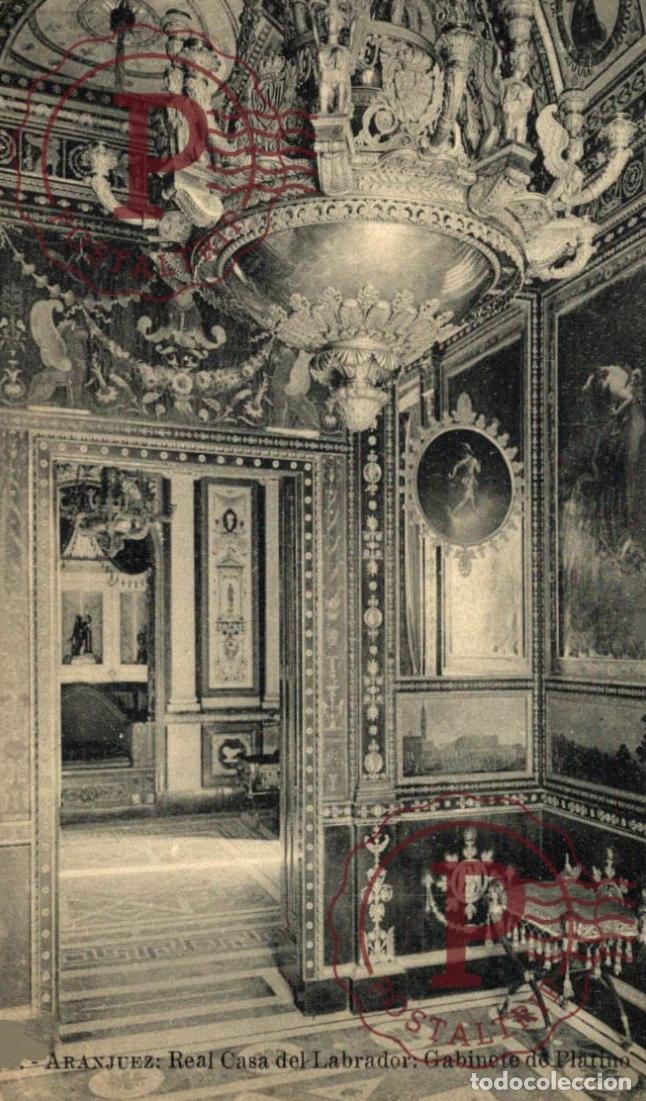 Postales: MADRID. ARANUEZ. PALACIO REAL. GABINETE DE PLATINO.