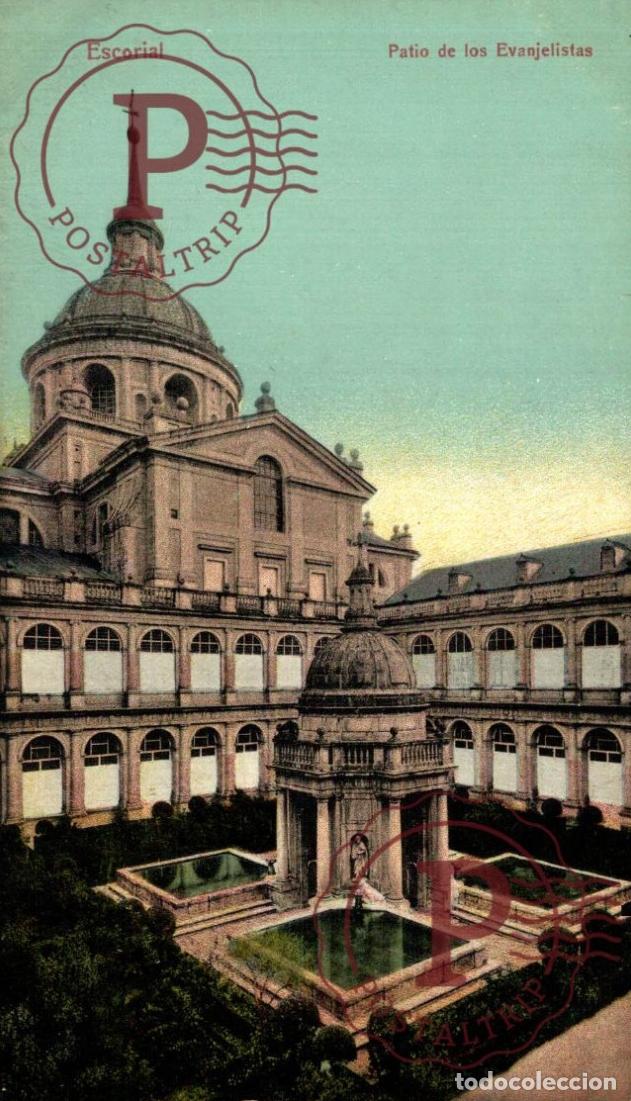 Postales: MADRID. MONASTERIO DEL ESCORIAL. PATIO DE LOS EVANJELISTAS.