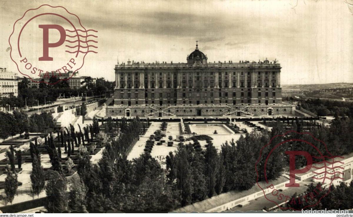 Postais: MADRID. PALACIO DE ORIENTE FACHADA NORTE