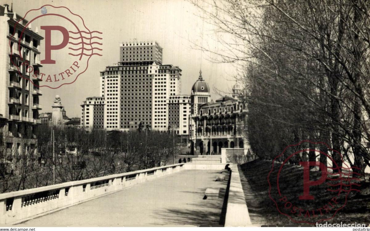Postais: MADRID. EDIFICIO DE LA PLAZA DE ESPA&Ntilde;A