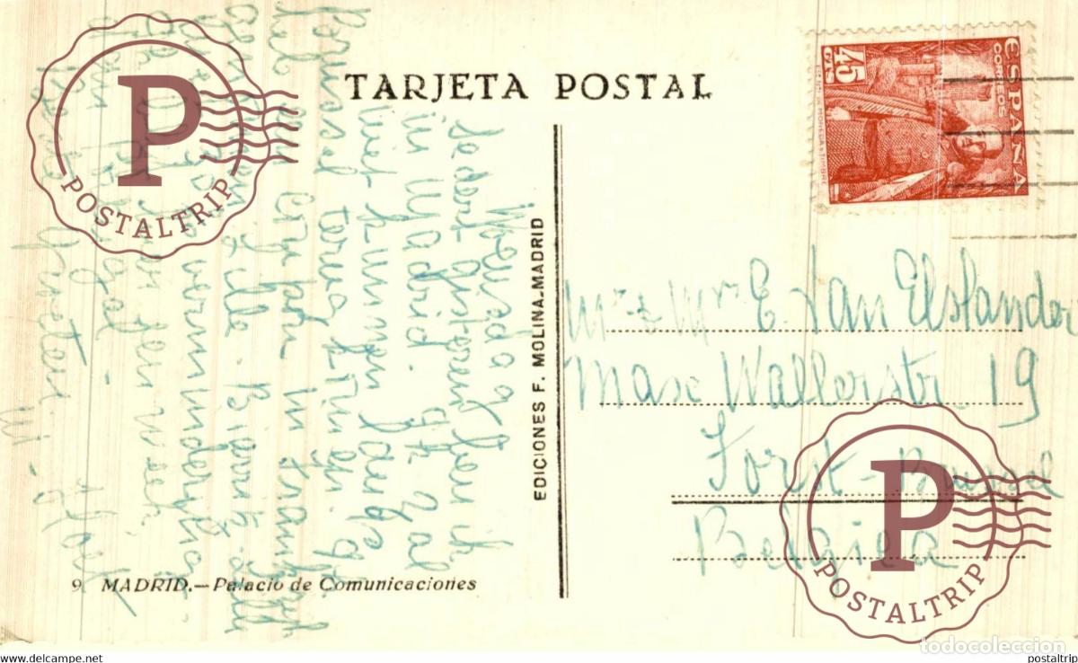 Postales: MADRID. PALACIO DE COMUNICACIONES - Foto 2