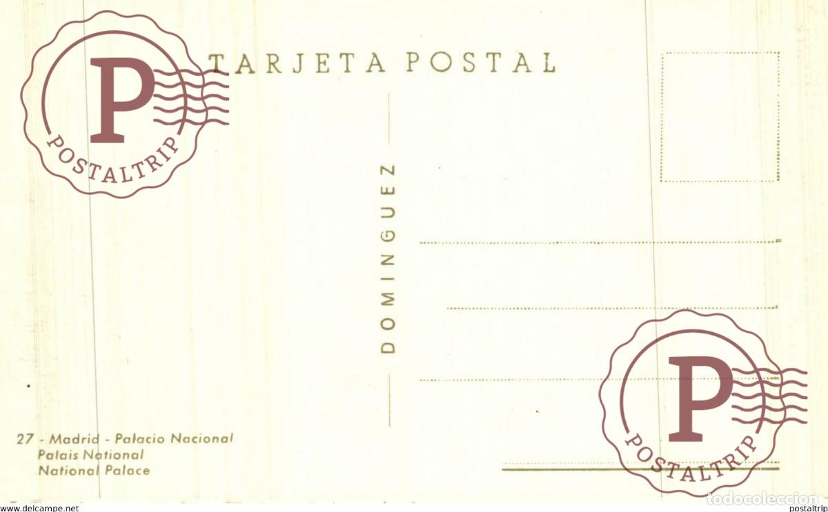 Postales: MADRID. PALACIO NACIONAL - Foto 2