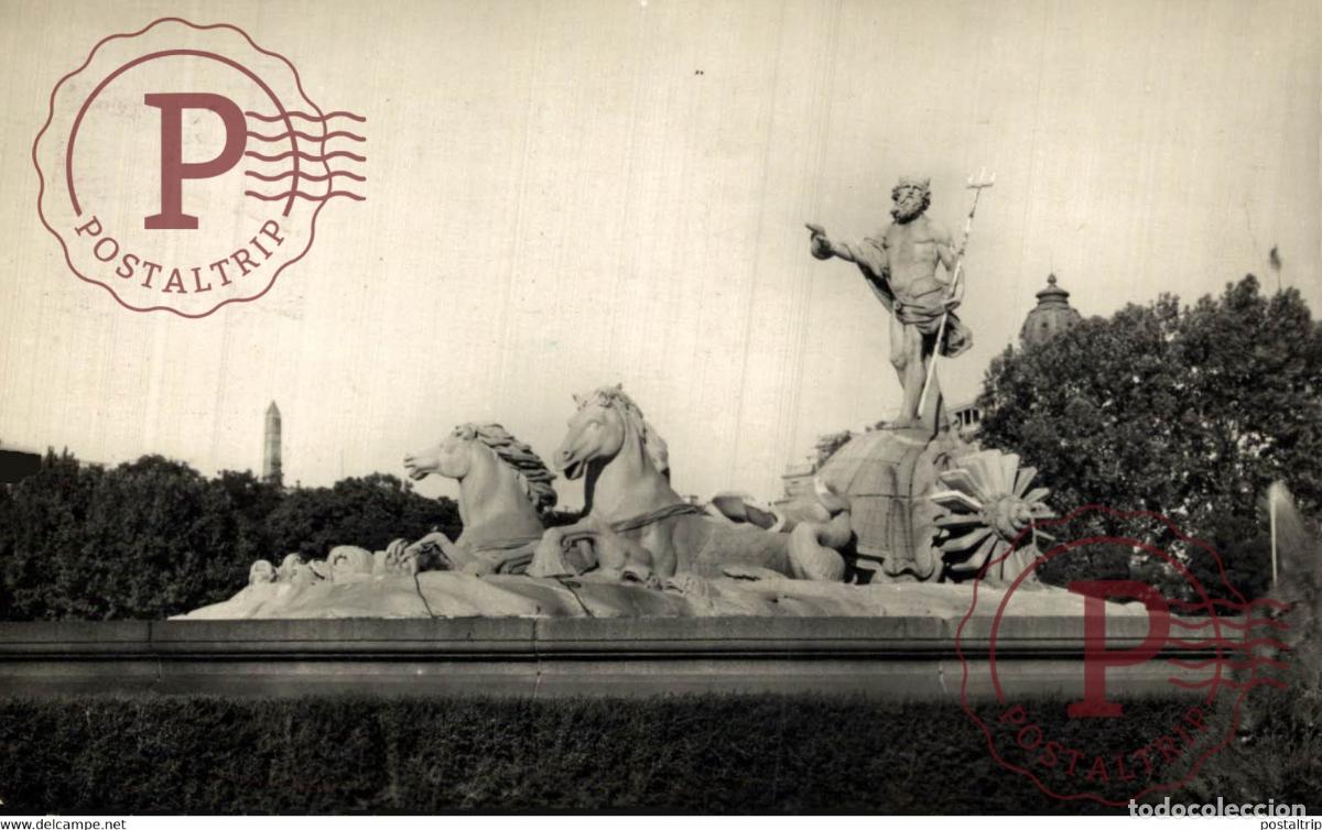 Postais: MADRID. FUENTE DE NEPTUNO