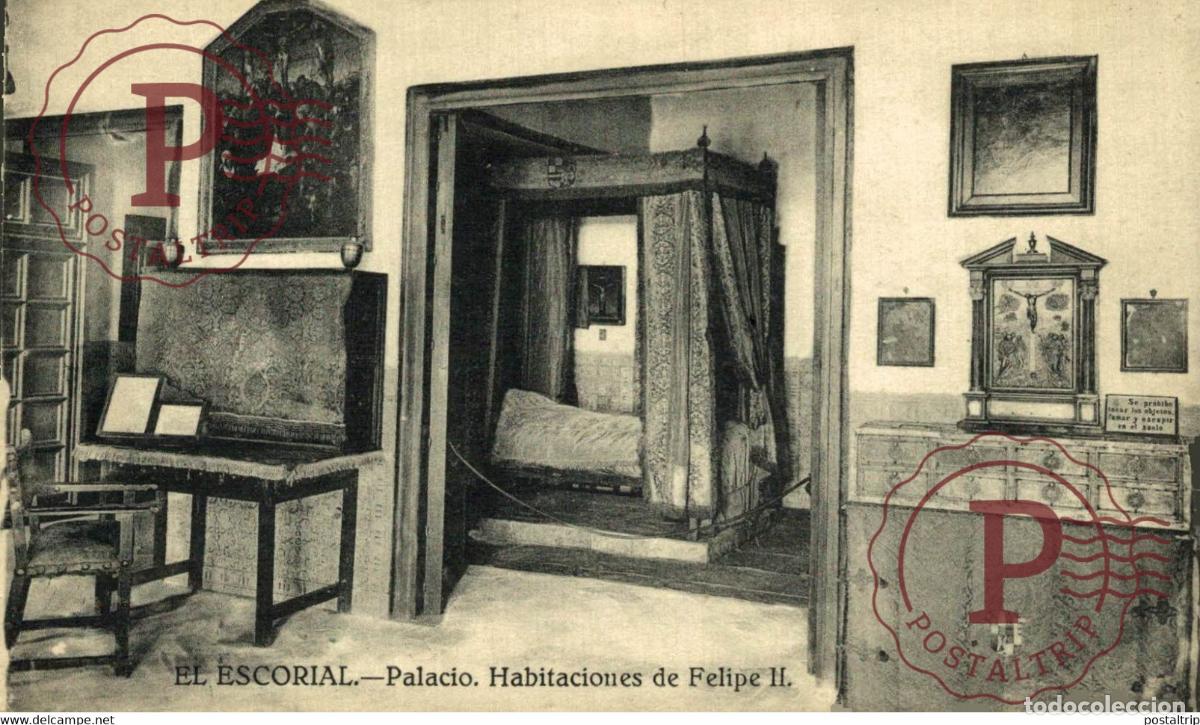 Postais: MADRID. EL ESCORIAL PALACIO HABITACIONES DE FELIPE II
