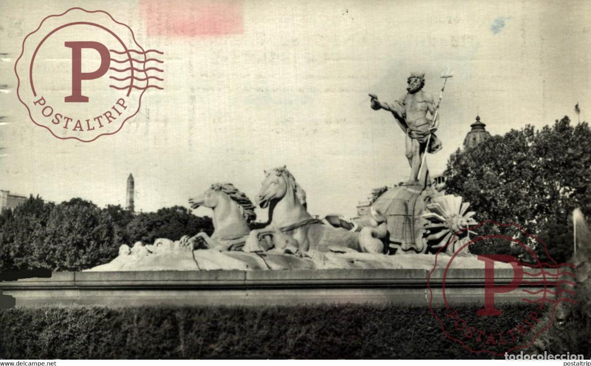 Postais: MADRID. FUENTE DE NEPTUNO